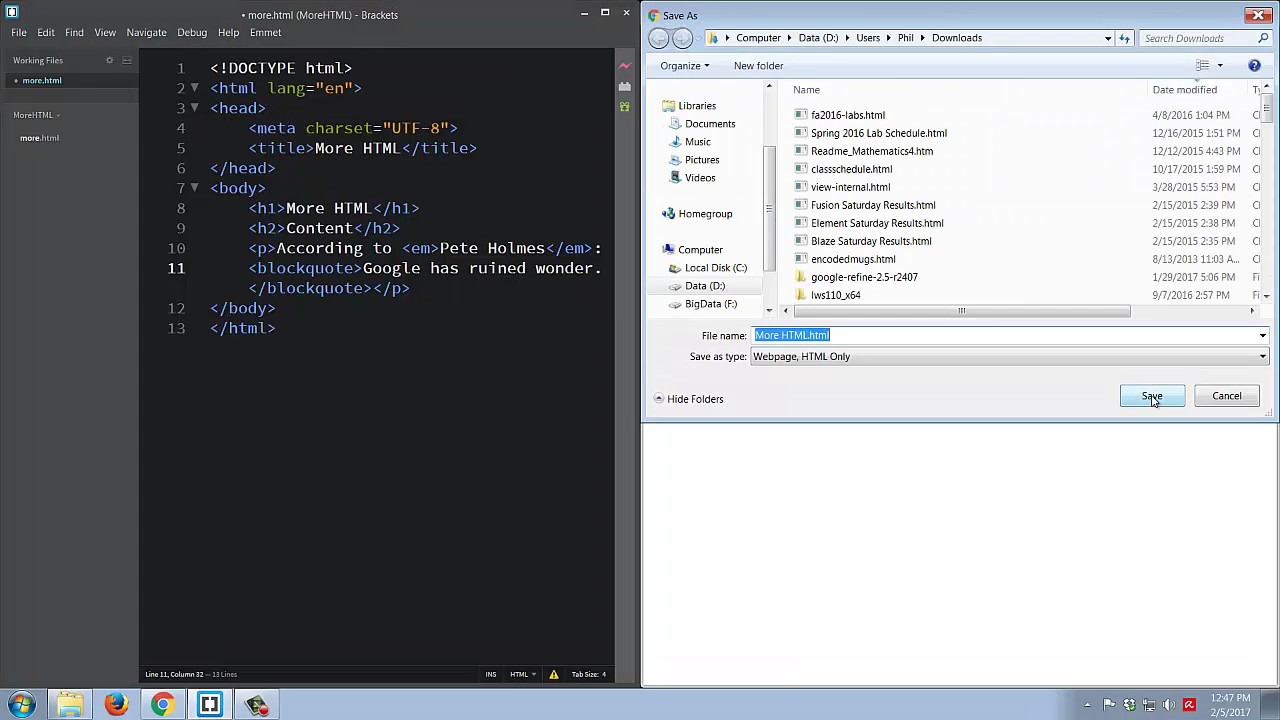 Basic HTML Tags and Emmet - YouTube