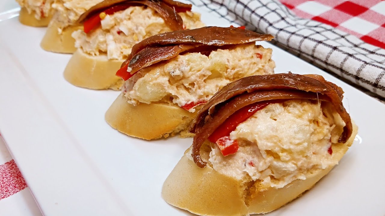 💥 El mejor Pincho de anchoas del mundo 💥 Tapas