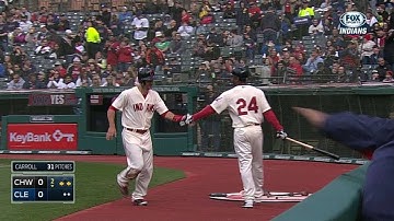 CWS@CLE: Murphy reaches on error, Chisenhall scores
