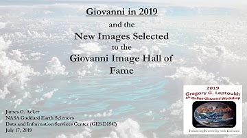 NASA Giovanni in 2019