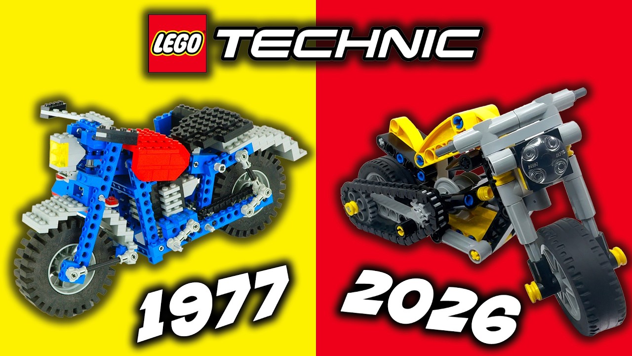 LEGO Technic History | THEN and NOW + Stop Motion Builds (42197