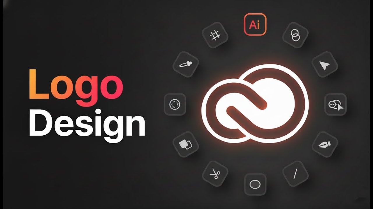 Logo Design Tutorial in Adobe Illustrator – Step by Step for Beginners ...