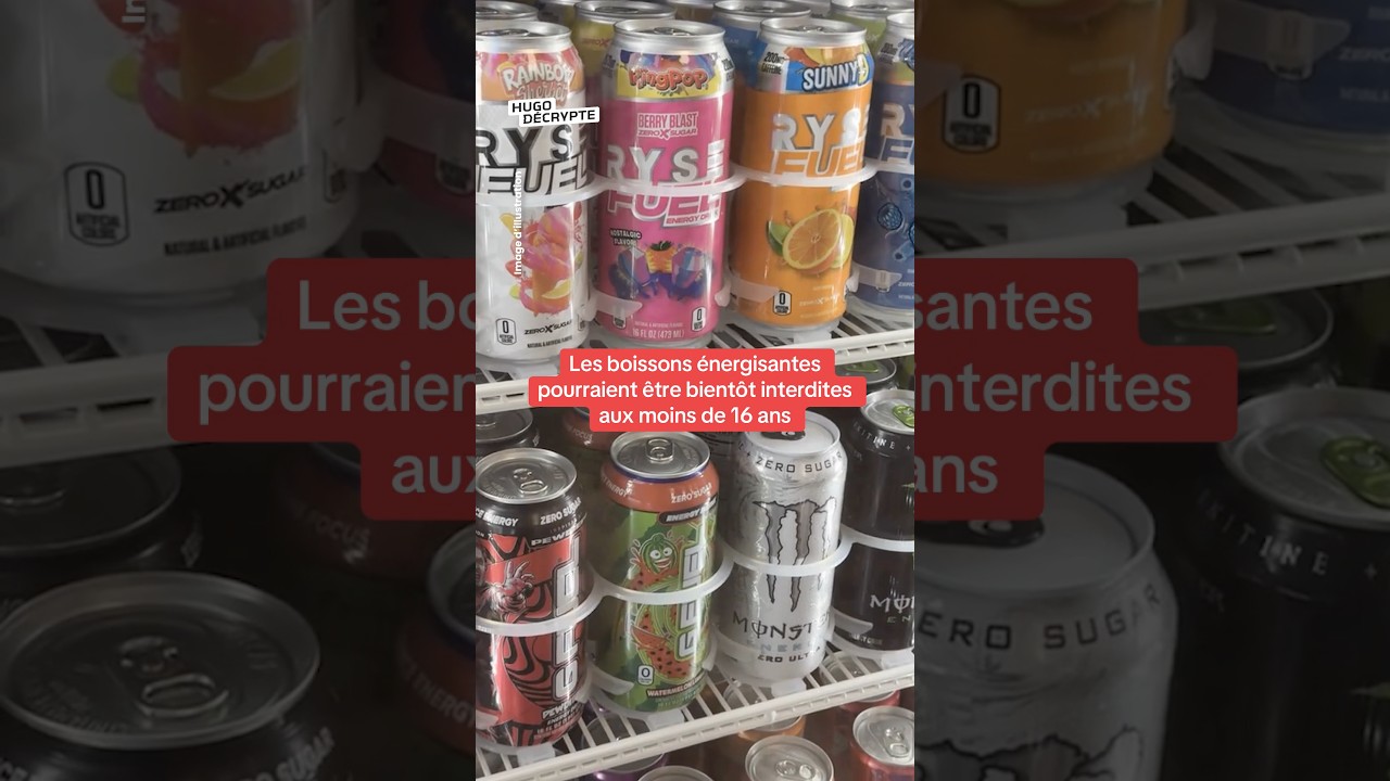 Les boissons énergisantes pourraient être bientôt interdites aux moins de 16 ans (Actus du 07/10)