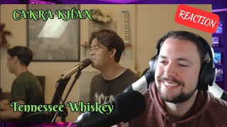 What a Voice!! REACTION | Cakra Khan - Tennessee Whiskey (Chris Stapleton Cover) Live Session