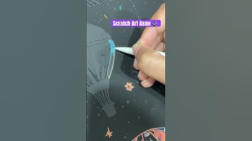 Scratch Art #asmr #asmrsounds #scratchart #art #arttherapy #trendingshorts #relaxingart #asmrvideos