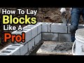 Building A Block Wall Foundation D I Y Cinder Block