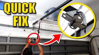 How to Fix Garage Door Bracket that Ripped Off by Daddicated 17,614 views 9 months ago 1 minute, 51 seconds