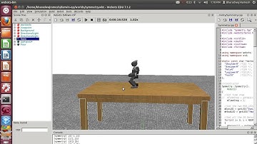 Darwin-OP walk on Webots