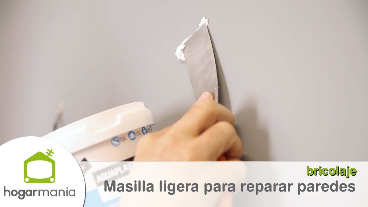 Masilla ligera para reparar paredes 