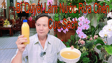 Bật Mí Cách Làm Nước Rửa Chén Siêu Sạch Siêu Tiết Kiệm Tốt Cho Sức Khoẻ Không Hại Da Tay 