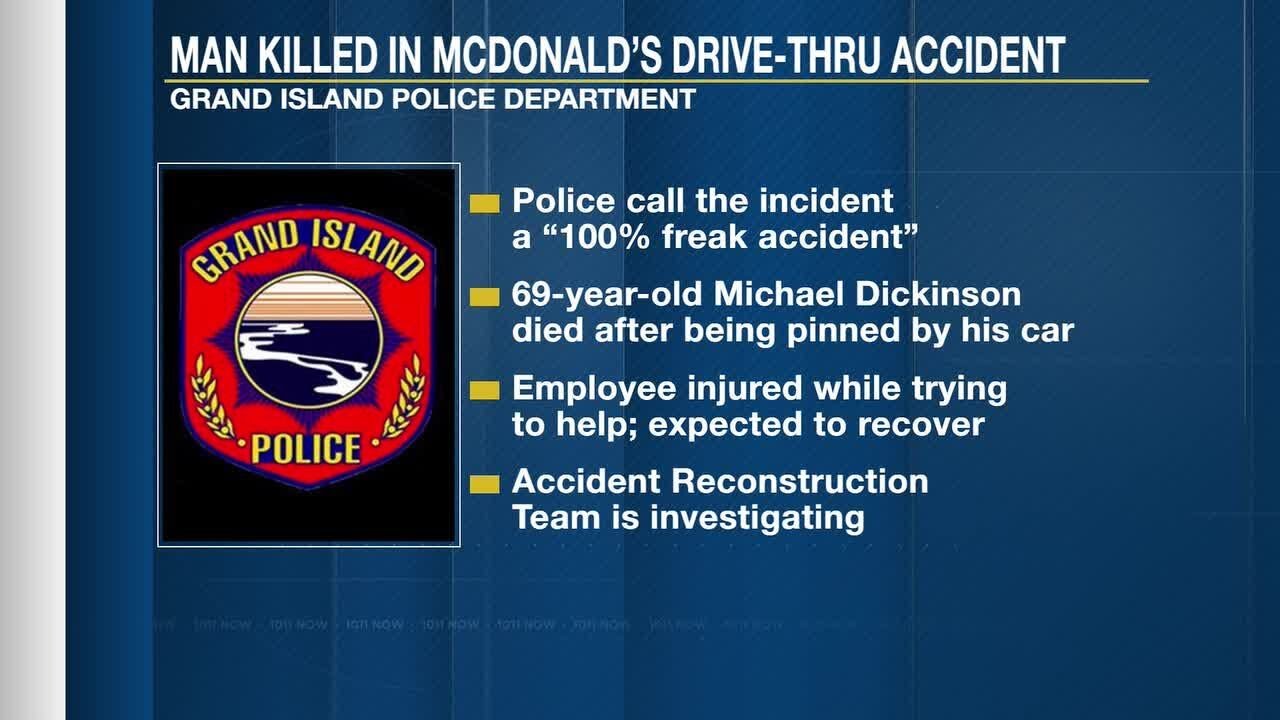 Man dies in ‘freak accident’ in McDonald’s drive thru in Grand Island