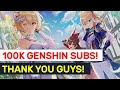 100K+ Genshin Subscribers! We Averaged 4 Videos Daily! | Genshin Impact