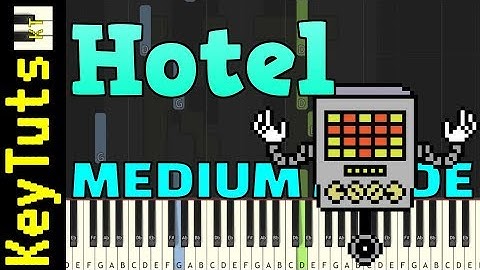 Learn to Play Hotel from Undertale - Medium Mode [Piano Tutorial] (Synthesia)
