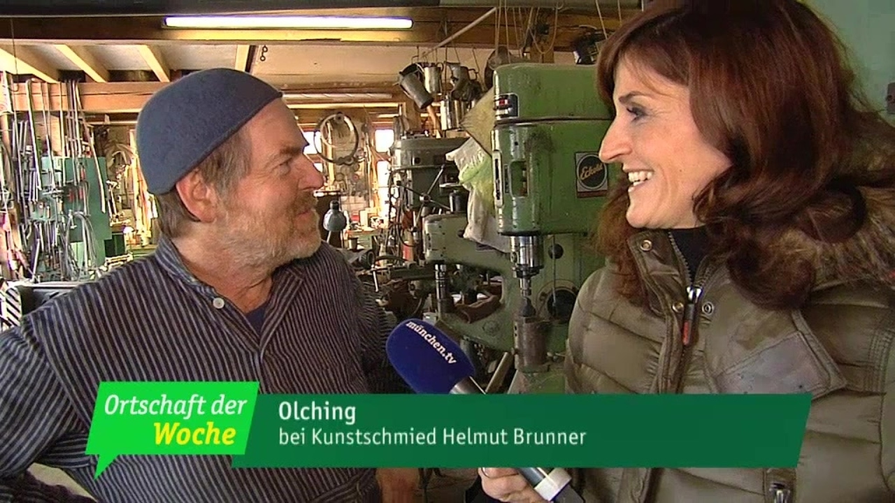 Ortschaft der Woche - Olching - Kunstschmied Helmut Brunner