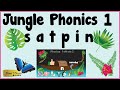 Find phonics initial sounds in objects | Jungle Phonics 1 | s, a, t, i, p, n