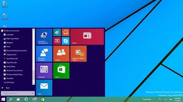 Windows 10 DEMO (Technical preview) and new start menu