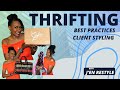 How to thrift with success  thrifting best practices  thrift training 101  thrift haul