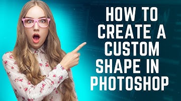 Create custom shape in adobe photoshop || Custom shape in photoshop one video ||