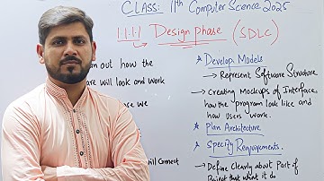 lecture 1.1.1.1 Design phase in SDLC | 11th computer science 2025