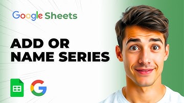 Hoe je series een naam geeft in Google Sheets | Series toevoegen of verwijderen | Series bewerken...