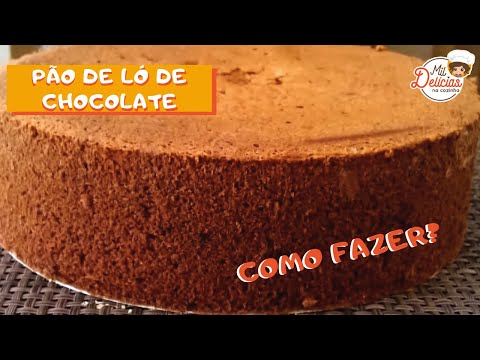 Vídeo: Bolo De Ló De Chocolate De Pêra