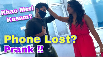 PHONE LOST PRANK 😂| Ft. Siddharth Nigam | Chinki Minki