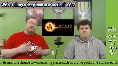 A first look at the tactical CCG  Genesis: Battle of Champions!