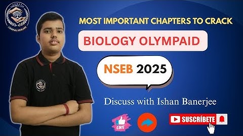 List of 5 Important chapters to clear NSEB 2025 | By Ishan Bhaiya @LearningOverland 