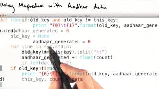 Famous Mapper and Reducer with Aadhaar Data - Intro to Data Science Profile
