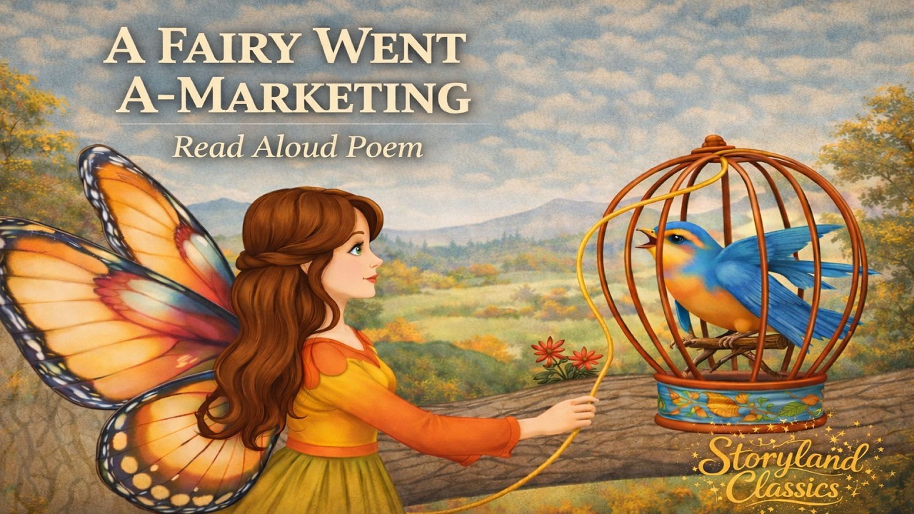 A Fairy Went A-Marketing | Classic Children’s Poem Read Aloud (Vintage Storybook Animation)