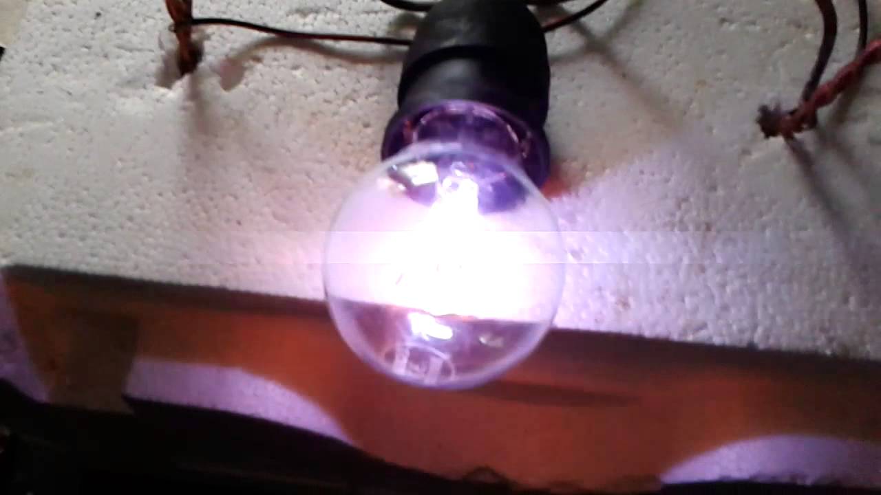 Cold electricity incandescent bulb experiment YouTube