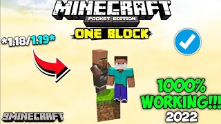 One Block Survival Minecraft Map Download Android 1.19 || Minecraft One Block || hyper gamer screenshot 2
