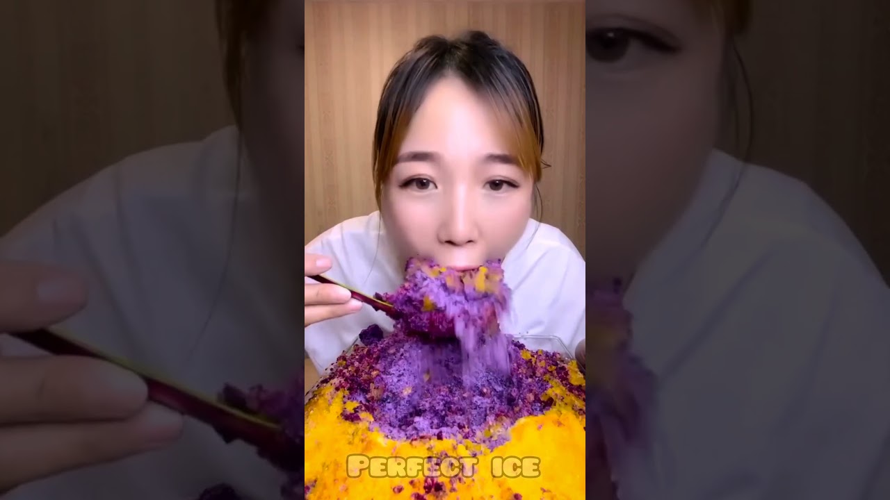 ONLY BITES, REFROZEN SHAVED ICE EATING ASMR 🧊 