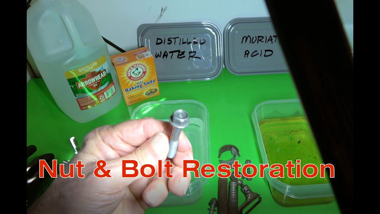 Honda CBX Full Restoration & Engine Rebuild Video Series - Part 39  Nut & Bolt Re-Plating