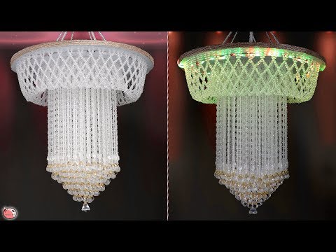 Chandelier Making from Pearls !!! Jhumar Making || Wall Hanging