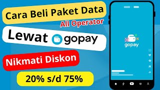 CARA BELI PAKET DATA DI GOPAY | CARA BELI KUOTA DI APLIKASI GOPAY TERBARU