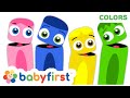 Learn Colors with the Color Crew | Toddler Learning Videos | Fun Coloring for Kids | Baby First TV