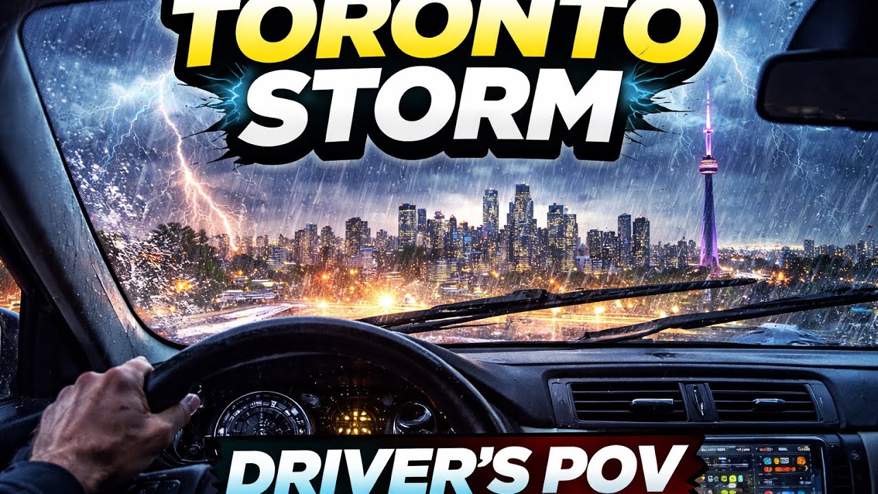 “POV: Driving Through Toronto’s WORST Snowstorm ❄️🚗”