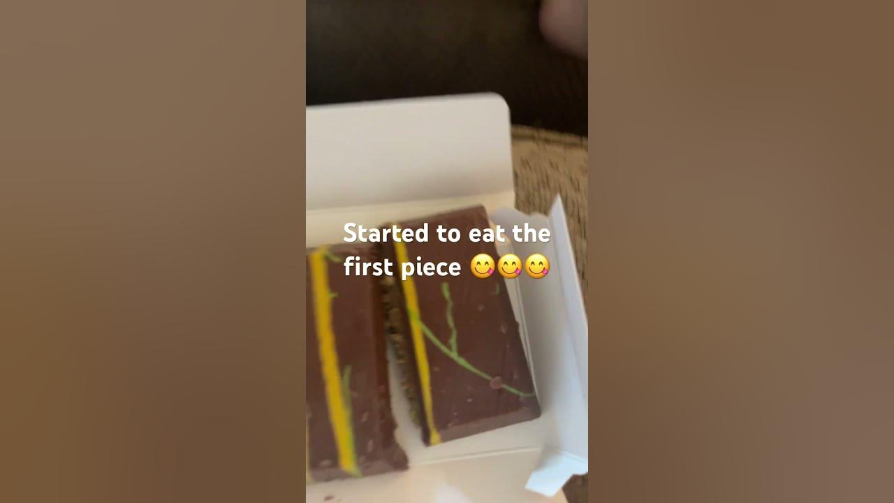DUBAI CHOCOLATE UNBOXINGGG 🤯 #dubai #dubaichocolatebar #chocolatecake #song