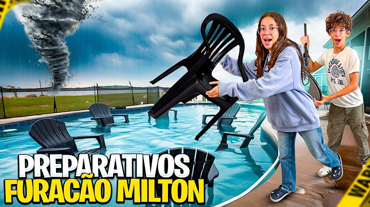 O PIOR FURACÃO DOS ÚLTIMOS 100 ANOS ESTÁ CHEGANDO - PREPARATIVOS PARA FURACÃO MILTON