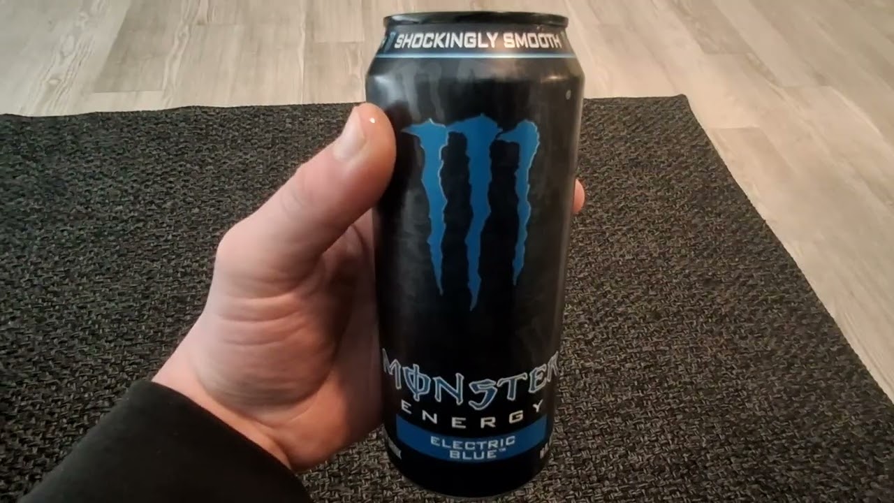 Monster Electric Blue Energy Drink Review 