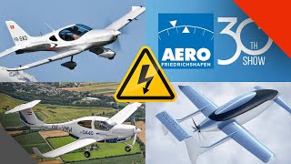 Electric aviation is approaching! Bristell Energic, Diamond eDA40, VoltAero Cassio at AERO 2024