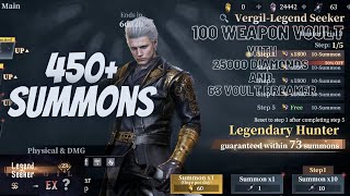 Vergil Legend Seeker Summons 450 Summons Devil May Cry Peak Of Combat Summon Webtoon Wanderer