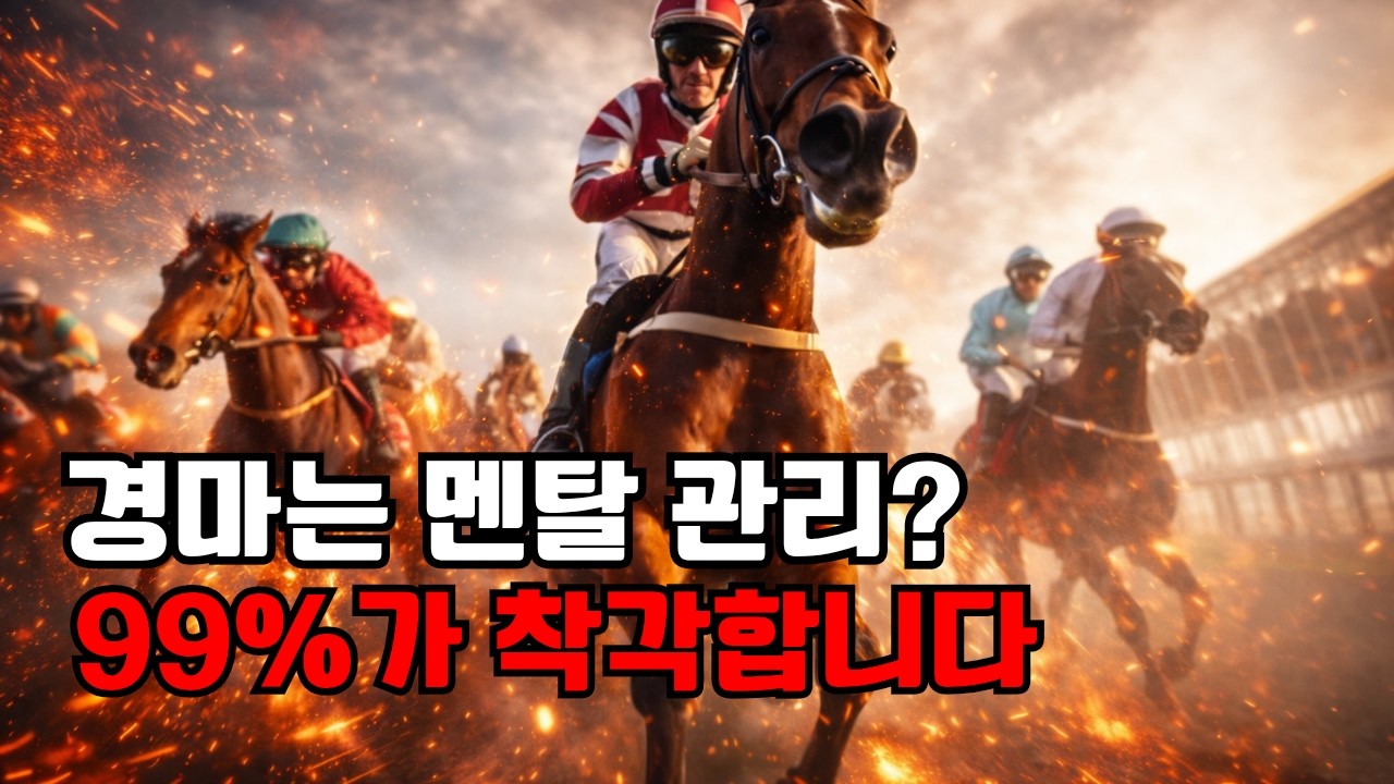 📱경마시즌4 제9강ㅣ경마 고수들은 멘탈을 관리하지 않습니다  '이것'을 관리합니다