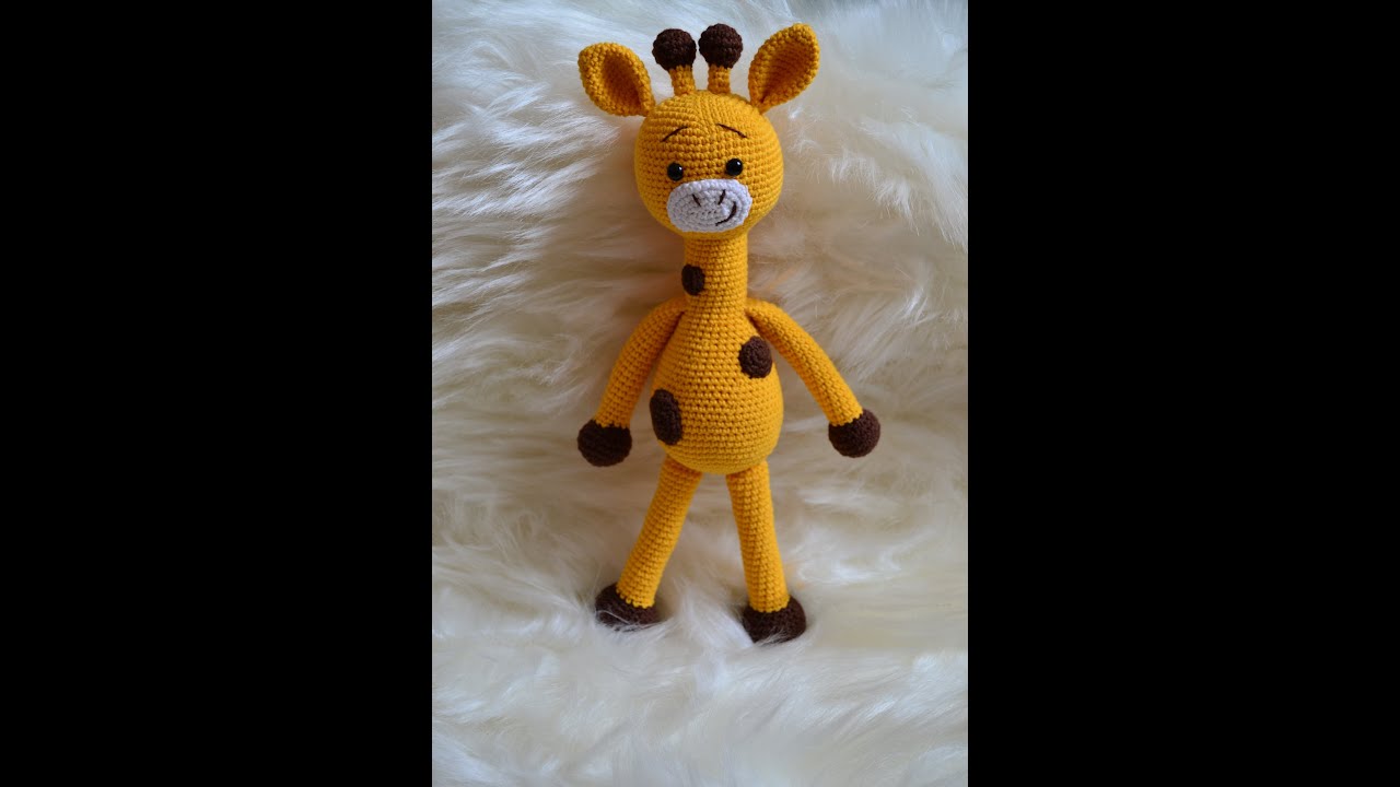 Amigurumi Zurafa Tarifi Ve Yapimi 1 Bolum Kafa Amigurumizurafa Youtube Zurafa Bebek Dikis Orgu Projeleri