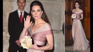 Kate opted for an elegant powder pink gown from Gucci at the 100 Women in Finance charity event by Royal Fab Four 97 views 5 years ago 1 minute, 42 seconds