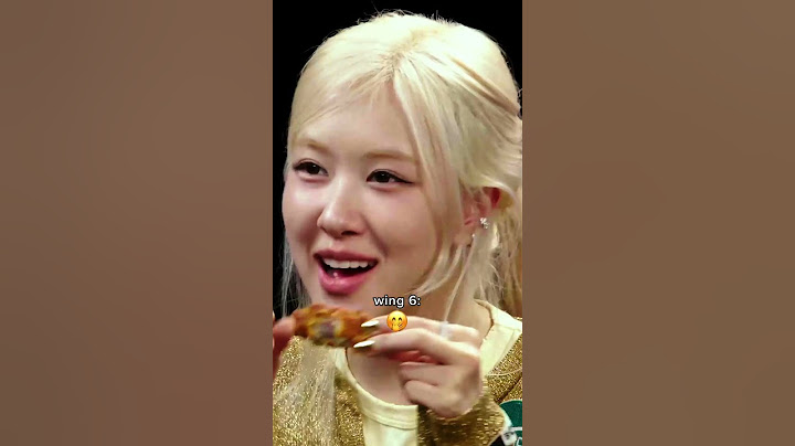 ROSÉ's reaction to every wing on Hot Ones 😂
