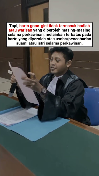 Begini Proses Pembagian Harta Gono-Gini Setelah Bercerai #hukum #pengacara #perceraian