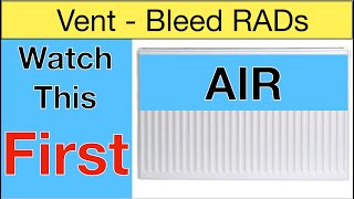 Venting Rads is EASY I show you how. 24 01