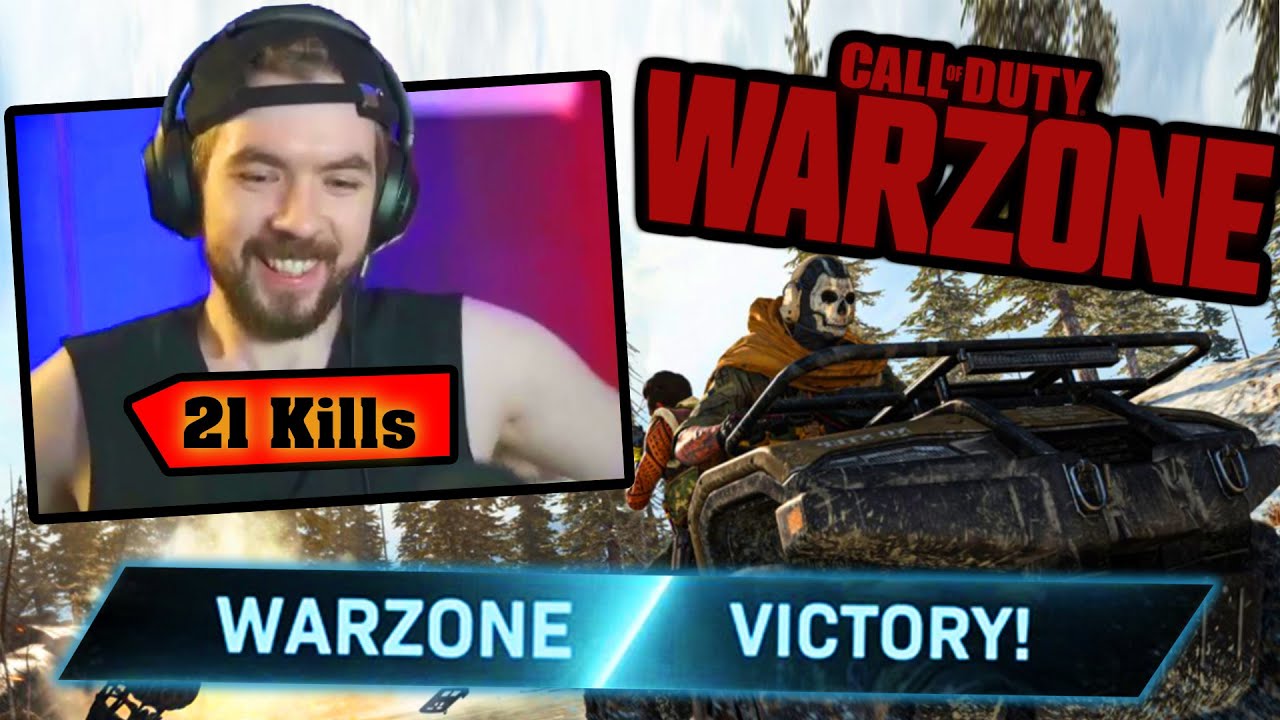 Jacksepticeye's 21 KILL WARZONE Game w/ CrankGameplays *Twitch